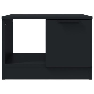 vidaXL Mesa de centro 50x50x36 cm madeira processada preto