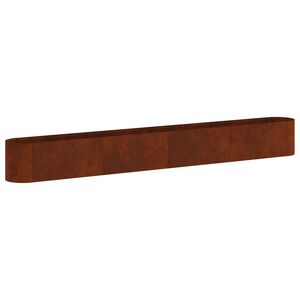 vidaXL Cama de Jardim Elevada A&ccedil;o Corten 360 x 40 x 40 cm