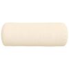 vidaXL Almofadas de Apoio 2 pcs Creme &Oslash; 25 x 70 cm