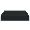 vidaXL Prateleira parede suspensa 23x23,5x3,8 cm MDF preto
