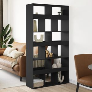 vidaXL Divis&oacute;ria 100x33x187,5 cm derivados de madeira preto