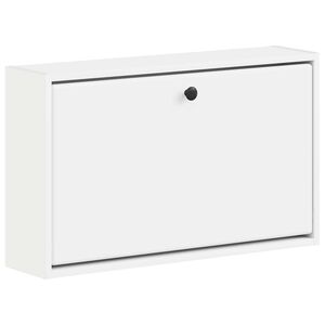 vidaXL Arm&aacute;rio de Sapatos de Parede BREDA 71 x 17 x 43 cm Branco