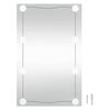 vidaXL Espelho de parede retangular com luzes LED 40x60 cm vidro