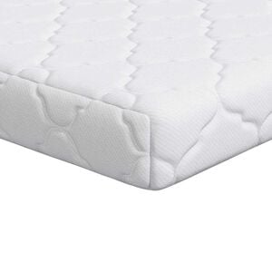 vidaXL Colch&atilde;o Branco 60 x 120 cm Tecido Jacquard