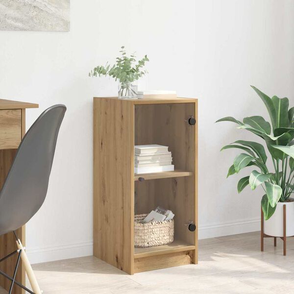 vidaXL Buffet carvalho artisiano 35 x 37 x 76 cm Madeira processada