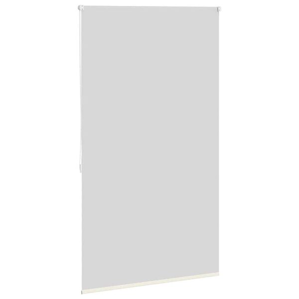 vidaXL Cortina de rolo blackout, 104,4 x 175 cm, largura do tecido 100 cm, branco-creme