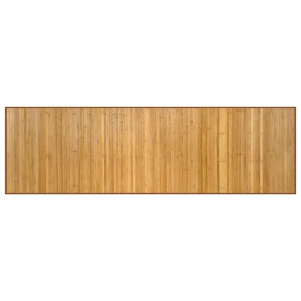vidaXL Tapete retangular 60x200 cm bambu cor natural