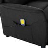 vidaXL Cadeira de massagem Preto 93.5 x 67.5 x 101.5 cm tecido