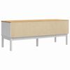 vidaXL Banco de corredor com gaveta FLORO Branco 115 x 40 x 45 cm