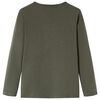 T-shirt de manga comprida para crian&ccedil;a caqui 116