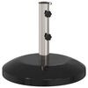 vidaXL Base para Parasol de 40-50 mm 26.75 kg Preto for 40-50 mm Pole