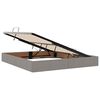vidaXL Cama com arruma&ccedil;&atilde;o e colch&atilde;o Cinzento-acastanhado 180 x 200 cm