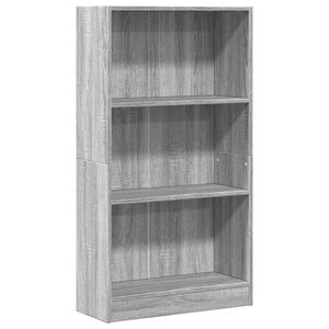 vidaXL Estante 60x24x109 cm derivados de madeira cinzento sonoma