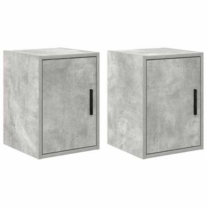 vidaXL Arm&aacute;rios de parede para garagem 2pcs derivados de madeira