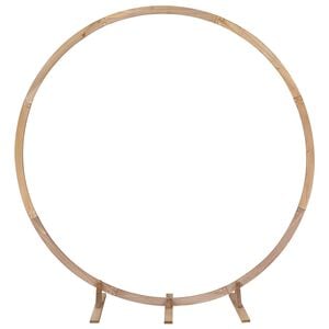 vidaXL Arco de Casamento Marrom Claro 224 x 80 x 220 cm