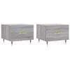 vidaXL Mesas de centro 2 pcs 50x50x40 cm madeira proc. sonoma cinza