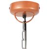 vidaXL Candeeiro de teto industrial redondo 32 cm E27 mangueira cobre