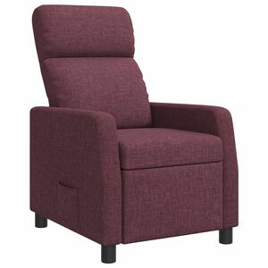 vidaXL Reclin&aacute;vel Roxo Tecido