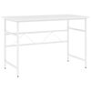 vidaXL Secret&aacute;ria de computador 105x55x72 cm MDF e metal branco
