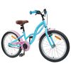 vidaXL Bicicleta Infantil 20 Polegadas para 6-11 Anos Azul Claro