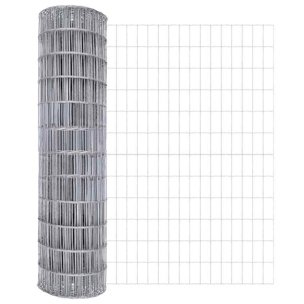 vidaXL Cerca Euro 1 x 10 m Ferro revestido de PVC