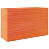 vidaXL Vaso/floreira de jardim 110x40x68,5 pinho maci&ccedil;o castanho mel