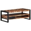 vidaXL Mesa de centro multicor 90x50x36 cm madeira maci&ccedil;a recuperada