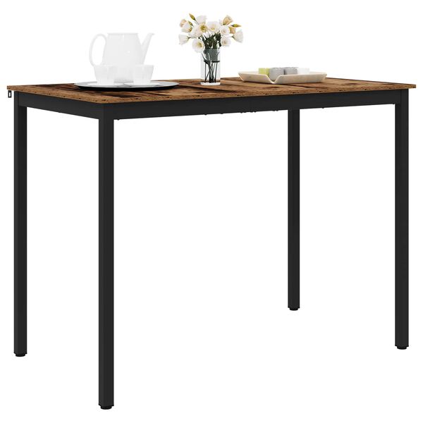 vidaXL Mesa de Bar em P&eacute; Madeira processada