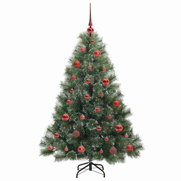 vidaXL &Aacute;rvore de Natal Artificial com 150 LEDs Verde 150 cm PE e PVC