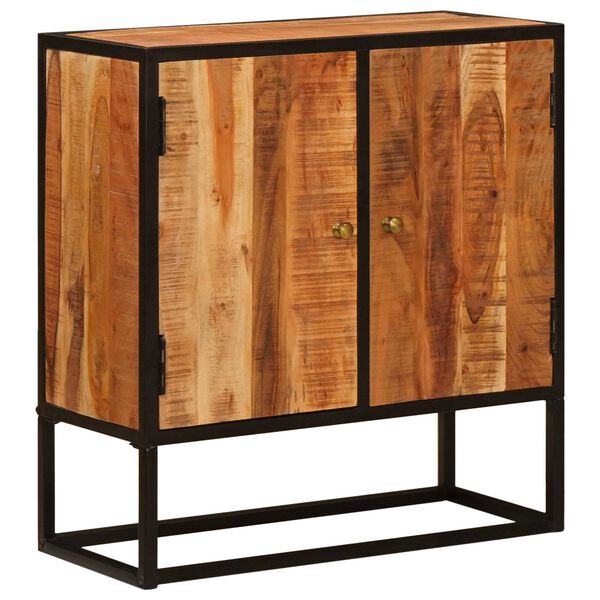 vidaXL Buffet Beta Natural 70 x 30 x 75 cm Madeira S&oacute;lida de Ac&aacute;cia