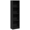 vidaXL Estante 40x24x143 cm derivados de madeira preto