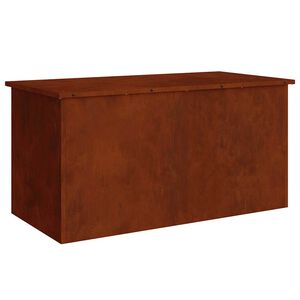 vidaXL Cofrinho de armazenamento para jardim A&ccedil;o Galvanizado 220 L