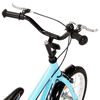vidaXL Bicicleta de criança roda 12" preto e azul
