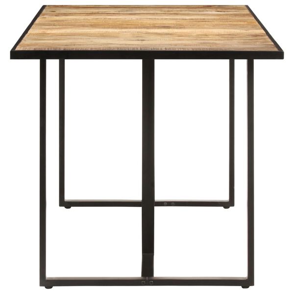 vidaXL Mesa de jantar 180 cm madeira de mangueira áspera