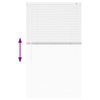 vidaXL Persianas venecianas Manual Branco 130 x 70 cm Alum&iacute;nio