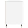 vidaXL Secretária 140x50x75 cm derivados de madeira branco