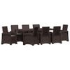 vidaXL Conjunto de Jantar para Jardim 9 unid. PP