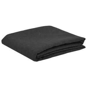 vidaXL Toalha de Mesa Redondo Cinzento-Escuro &Oslash; 180 cm