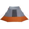 vidaXL Barraca de Camping Cinza e Laranja 482 x 360 x 227 cm tafetá