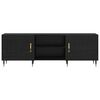 vidaXL Gabinete para TV Carvalho preto 150 x 30 x 50 cm