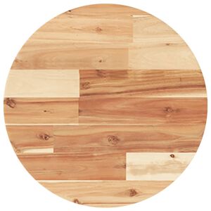 vidaXL Tampo de mesa redondo &Oslash;40x2 cm madeira de ac&aacute;cia maci&ccedil;a