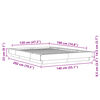 vidaXL Estrutura de cama 120x190 cm derivados de madeira branco
