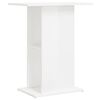 vidaXL Suporte aqu&aacute;rio 60,5x36x72,5 cm deriv. madeira branco brilhante