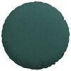 vidaXL Almofadas de Assento 2 pcs Verde Escuro &Oslash;60 x 21 cm tecido