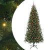 vidaXL &Aacute;rvore de Natal Artificial Verde 210 cm PE e PVC
