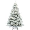 vidaXL &Aacute;rvore de Natal Artificial com 300 LEDs Branco 180 cm PE e PVC