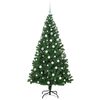 vidaXL &Aacute;rvore de Natal Artificial Verde 180 cm PVC, A&ccedil;o e Pl&aacute;stico