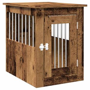 vidaXL M&oacute;veis para caixas para c&atilde;es madeira antiga 45x62x59 cm