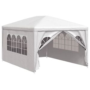 vidaXL Tenda para festas 3x4 m branco