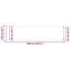 vidaXL Toldo lateral retr&aacute;til para p&aacute;tio 600x160 cm cor creme
